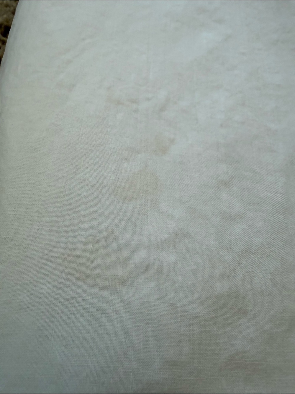 VTG Pair Embroidered Pillowcases Blue Flower Basket Cottagecore Crochet Edge - Picture 13 of 15